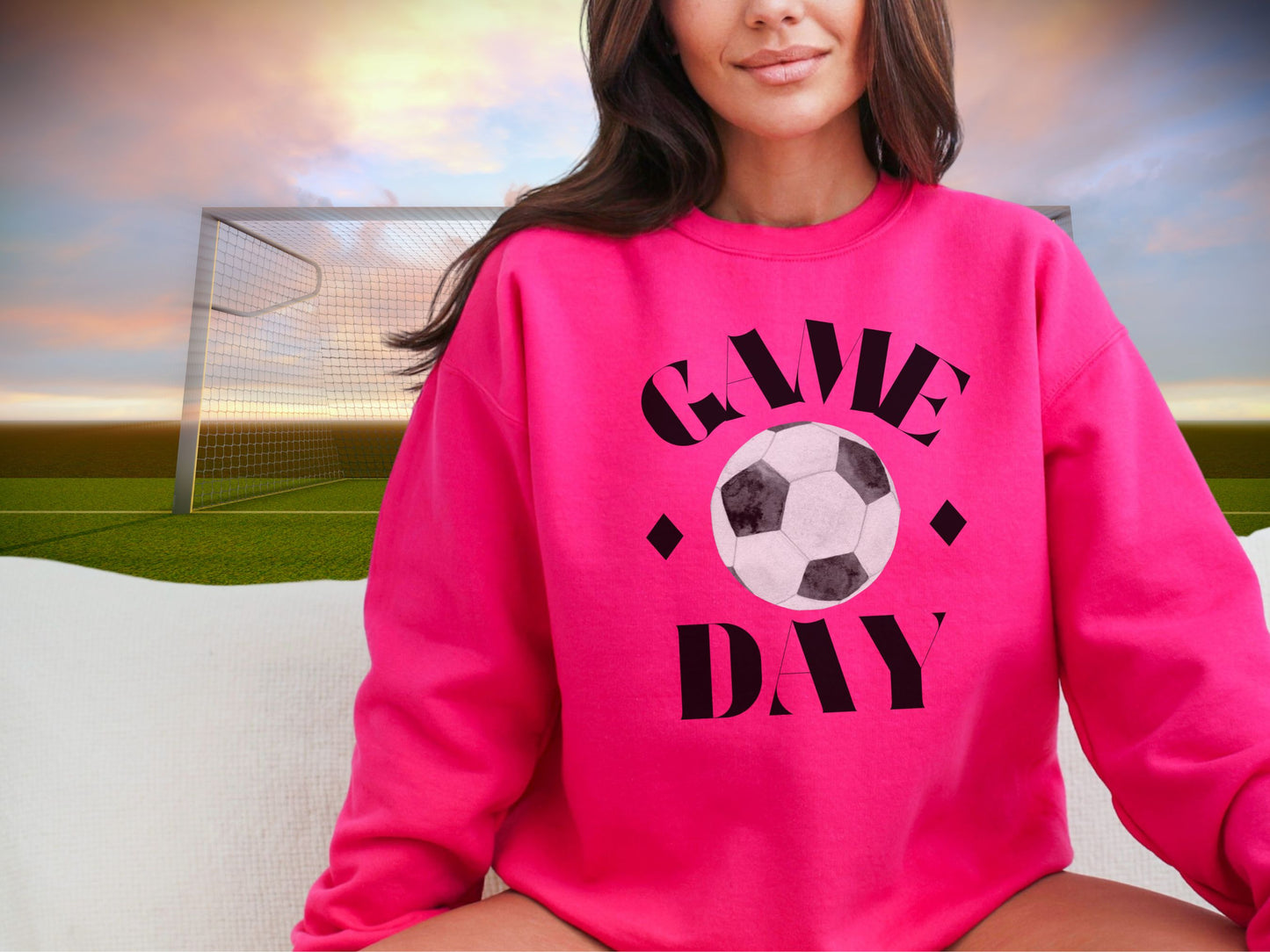 Soccer Game Sweatshirt, Soccer Day, Game Day Shirt, Game Day Soccer Sweatshirt, Unisex Sweatshirt, Soccer Lover Sweatshirt, Soccer Gift