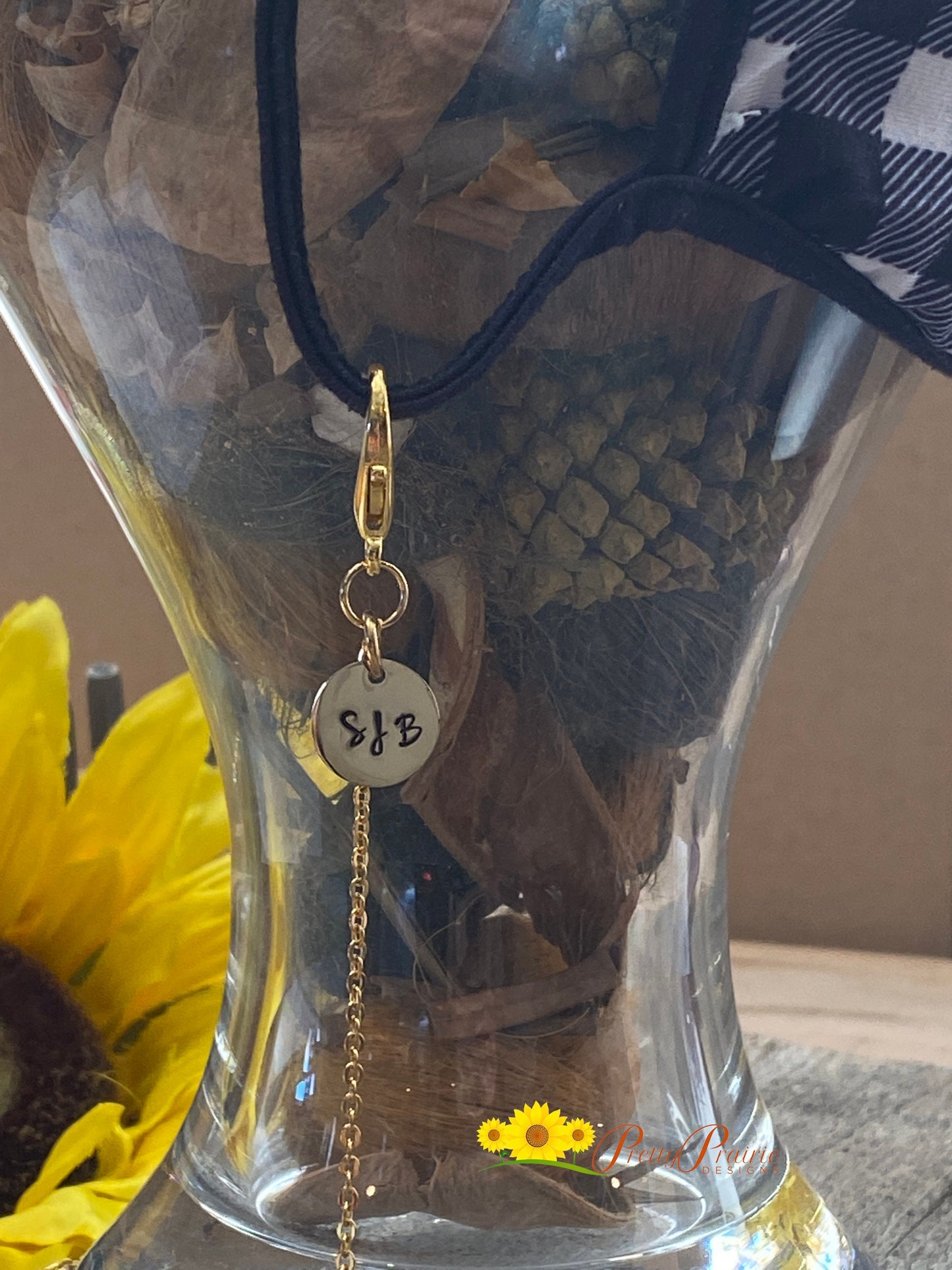 Gold Stainless Face Mask Lanyard, Personalized Lanyard, Custom Lanyard, Lightweight Mask Holder, Lobster Clasps, Initial Face Mask Chain