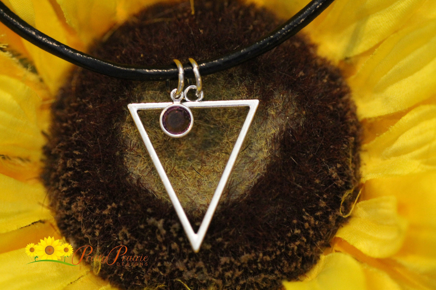 Silver Triangle Necklace, Graduation Gift, Strength Jewelry, Modern Necklace, Triangle Necklace, Symbolic Necklace, Elemental Water Jewelry