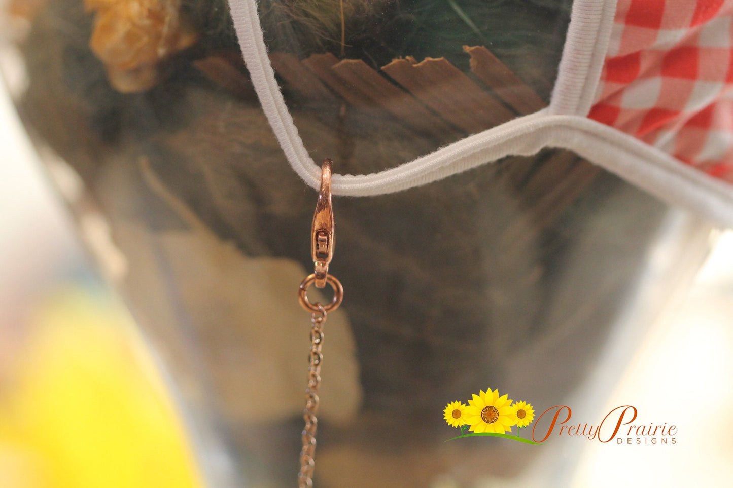 Rose Gold Face Mask Lanyard, Personalized Face Mask Chain, Face Mask Holder, Initial Face Mask Necklace, Custom Lanyard, Stainless Lanyard