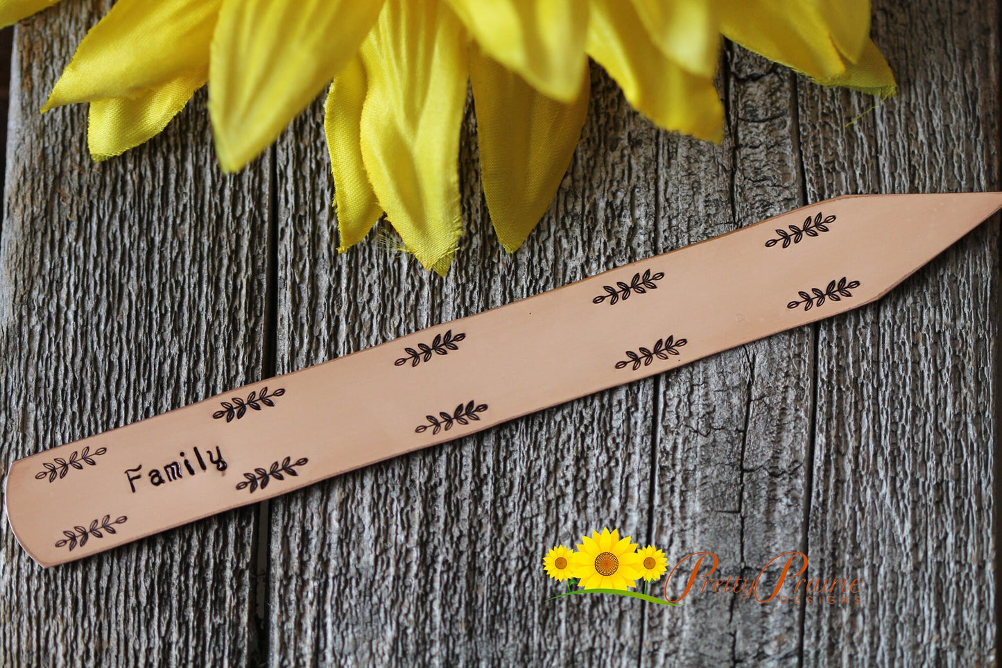 Metal Plant Marker, Hand Stamped Plant Stake, Herb Label, Plant Sign, Garden Decor, Housewarming Gift, Plant Lover Present, Gardener Gift