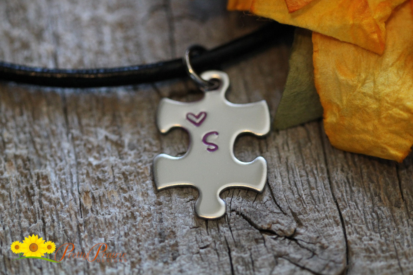 Small Puzzle Piece Necklace, Initial Puzzle Pieces, His Her Gift, Anniversary, Valentine Gift, Best Friend Gift, Personalized Mini Puzzle