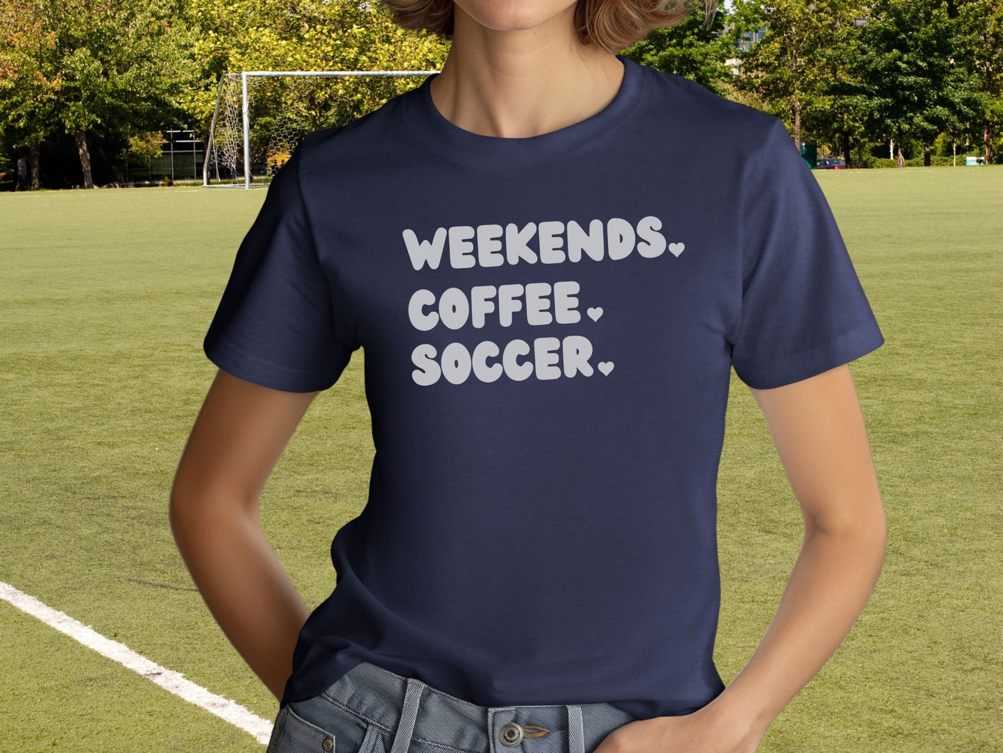 Weekends Coffee Soccer T-Shirt, Soccer Mom Shirt, Shirt for Soccer Mom, Soccer Mama Shirt, Soccer Coach Shirt, Coffee and Soccer Shirt