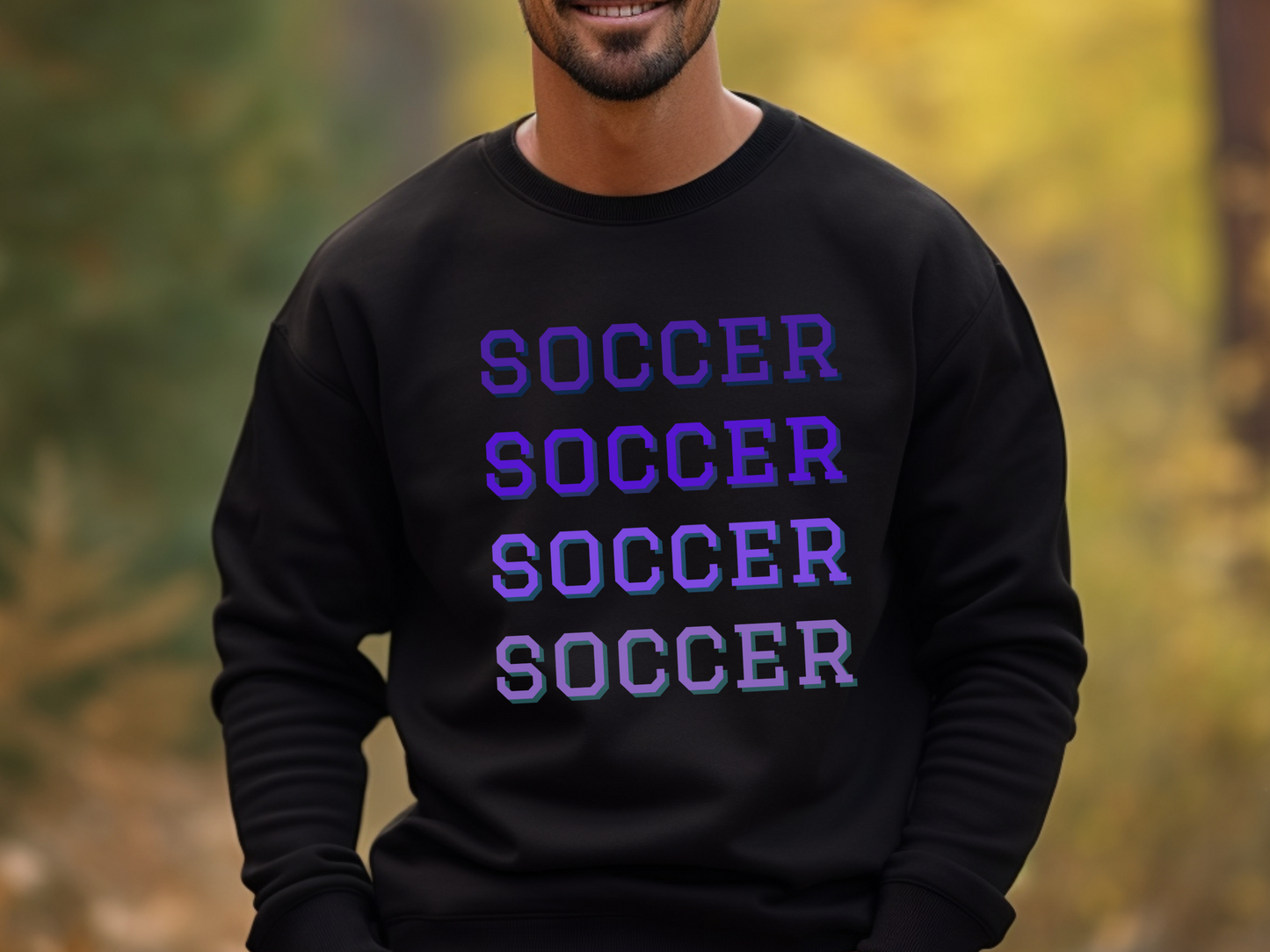 Soccer Sweatshirt, Soccer Dad Sweatshirt, Soccer Mom Sweatshirt, Sweatshirt for Women, Game Day Sweatshirt, Soccer Lover Gift, Soccer Shirt