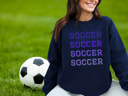 Soccer Sweatshirt, Soccer Dad Sweatshirt, Soccer Mom Sweatshirt, Sweatshirt for Women, Game Day Sweatshirt, Soccer Lover Gift, Soccer Shirt