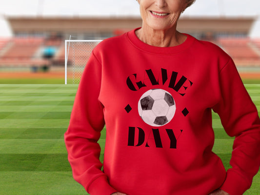 Soccer Game Sweatshirt, Soccer Day, Game Day Shirt, Game Day Soccer Sweatshirt, Unisex Sweatshirt, Soccer Lover Sweatshirt, Soccer Gift