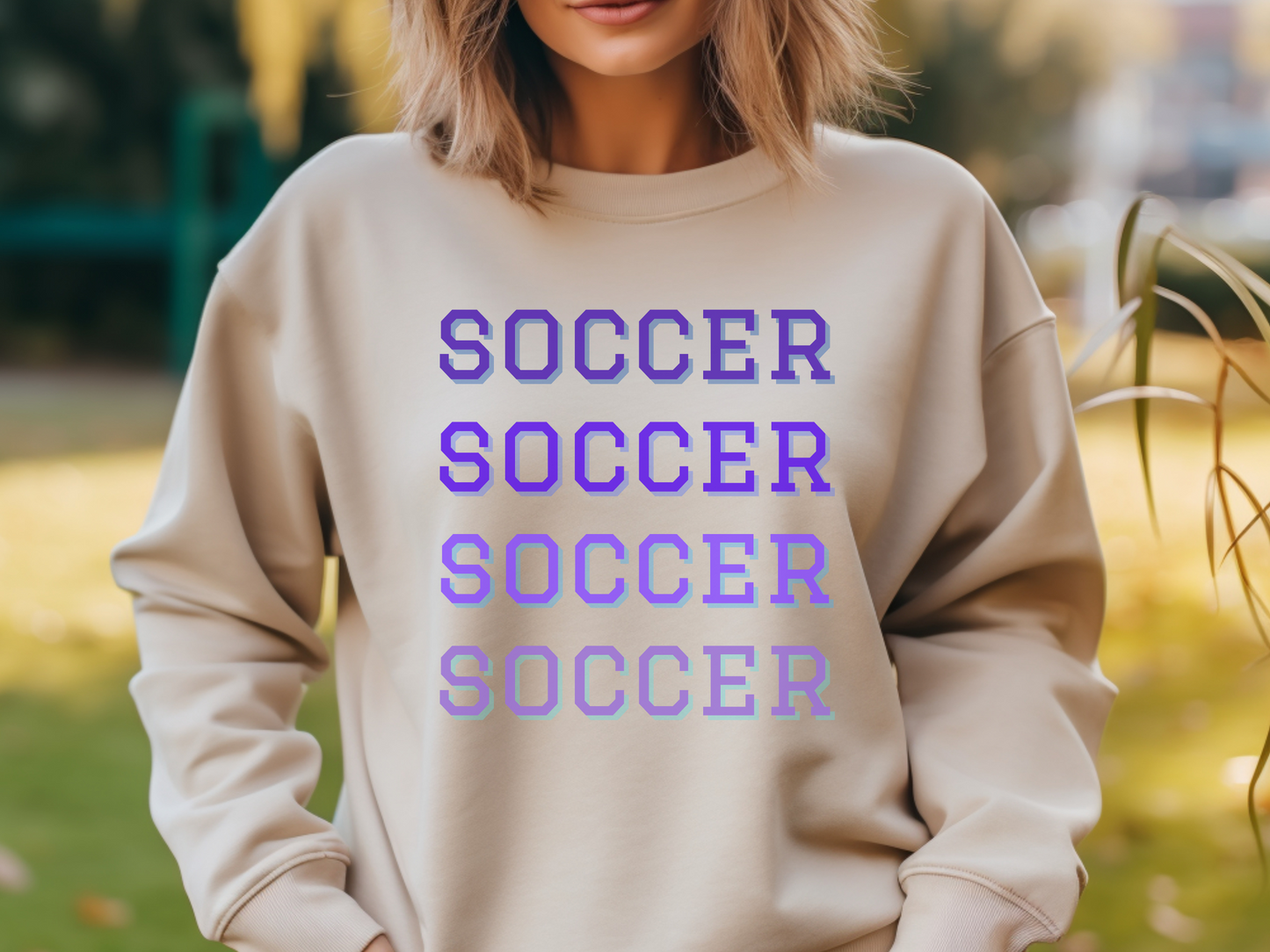 Soccer Sweatshirt, Soccer Dad Sweatshirt, Soccer Mom Sweatshirt, Sweatshirt for Women, Game Day Sweatshirt, Soccer Lover Gift, Soccer Shirt