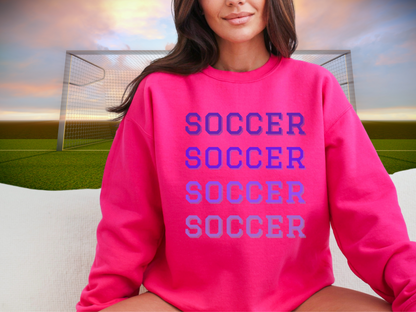 Soccer Sweatshirt, Soccer Dad Sweatshirt, Soccer Mom Sweatshirt, Sweatshirt for Women, Game Day Sweatshirt, Soccer Lover Gift, Soccer Shirt