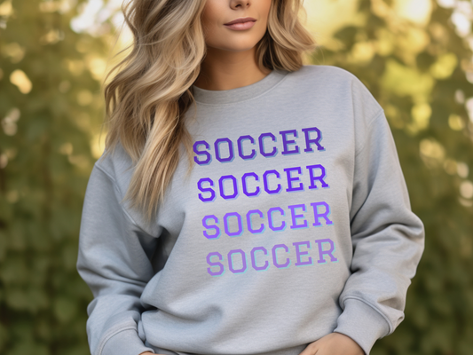 Soccer Sweatshirt, Soccer Dad Sweatshirt, Soccer Mom Sweatshirt, Sweatshirt for Women, Game Day Sweatshirt, Soccer Lover Gift, Soccer Shirt