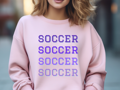 Soccer Sweatshirt, Soccer Dad Sweatshirt, Soccer Mom Sweatshirt, Sweatshirt for Women, Game Day Sweatshirt, Soccer Lover Gift, Soccer Shirt