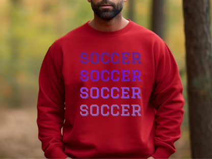 Soccer Sweatshirt, Soccer Dad Sweatshirt, Soccer Mom Sweatshirt, Sweatshirt for Women, Game Day Sweatshirt, Soccer Lover Gift, Soccer Shirt