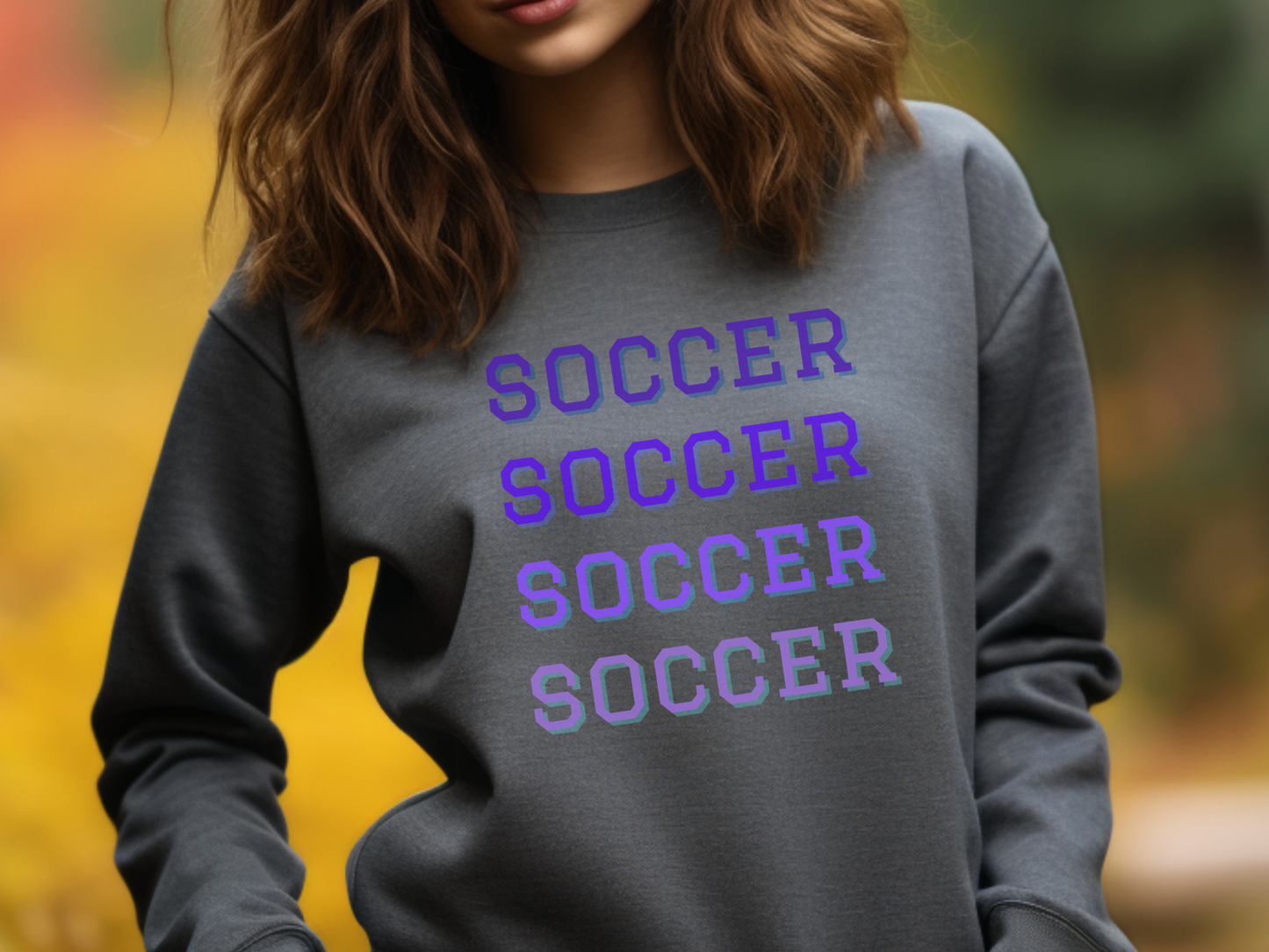 Soccer Sweatshirt, Soccer Dad Sweatshirt, Soccer Mom Sweatshirt, Sweatshirt for Women, Game Day Sweatshirt, Soccer Lover Gift, Soccer Shirt