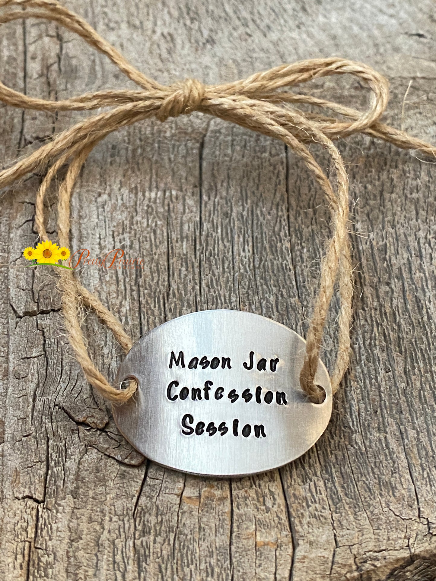 Mason Jar Label, Savings Jar Label, College Fund Tag, Personalized Mason Jar, Swear Jar, Treat Jar, Hand Stamped, Coin Jar, Metal Jar Tag