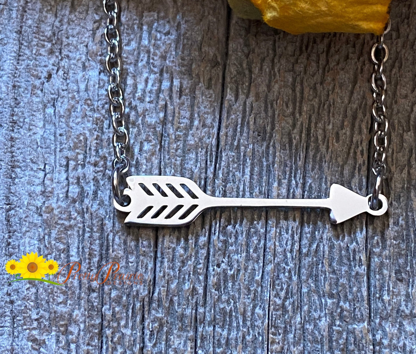 Arrow Necklace, Silver Arrow Jewelry, Gold Arrow Necklace, Horizontal Arrow, Power Symbol, Protection Jewelry, Native American Jewelry