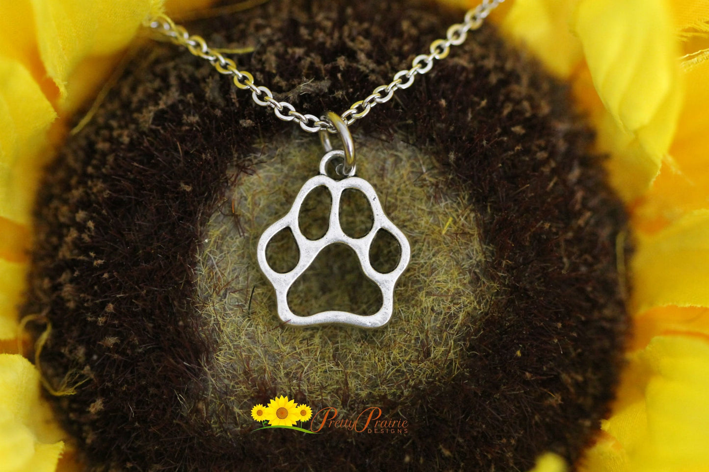 Paw Necklace, Pet Jewelry, Gift for Dog Lover, Paw Charm, I Rescued My Best Friend, Dog Rescue, Cat Rescue, Cat LoverPet Memorial