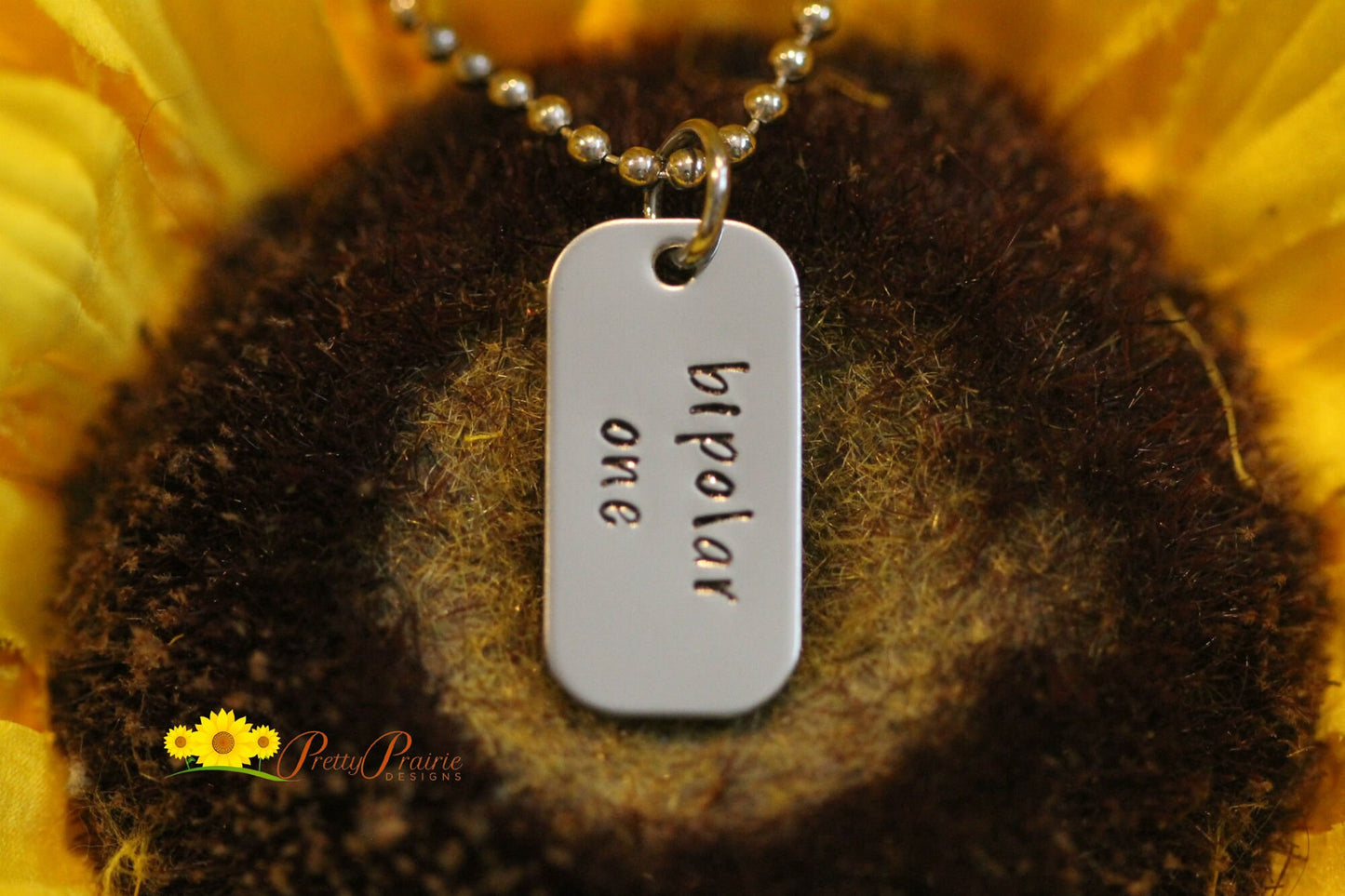 Medical Alert Necklace, Personalized Medical Condition ID, Mini Dog Tag, Allergy, Diabetes, Bipolar, Hemophelia, Blood Type, Pacemaker