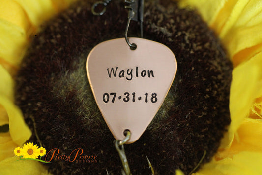 Name and Date Fishing Lure, Personalized Fish Hook, Gift for Fisherman, Hand Stamped, Graduation, Father's Day, Gift for Son, Memorial Gift