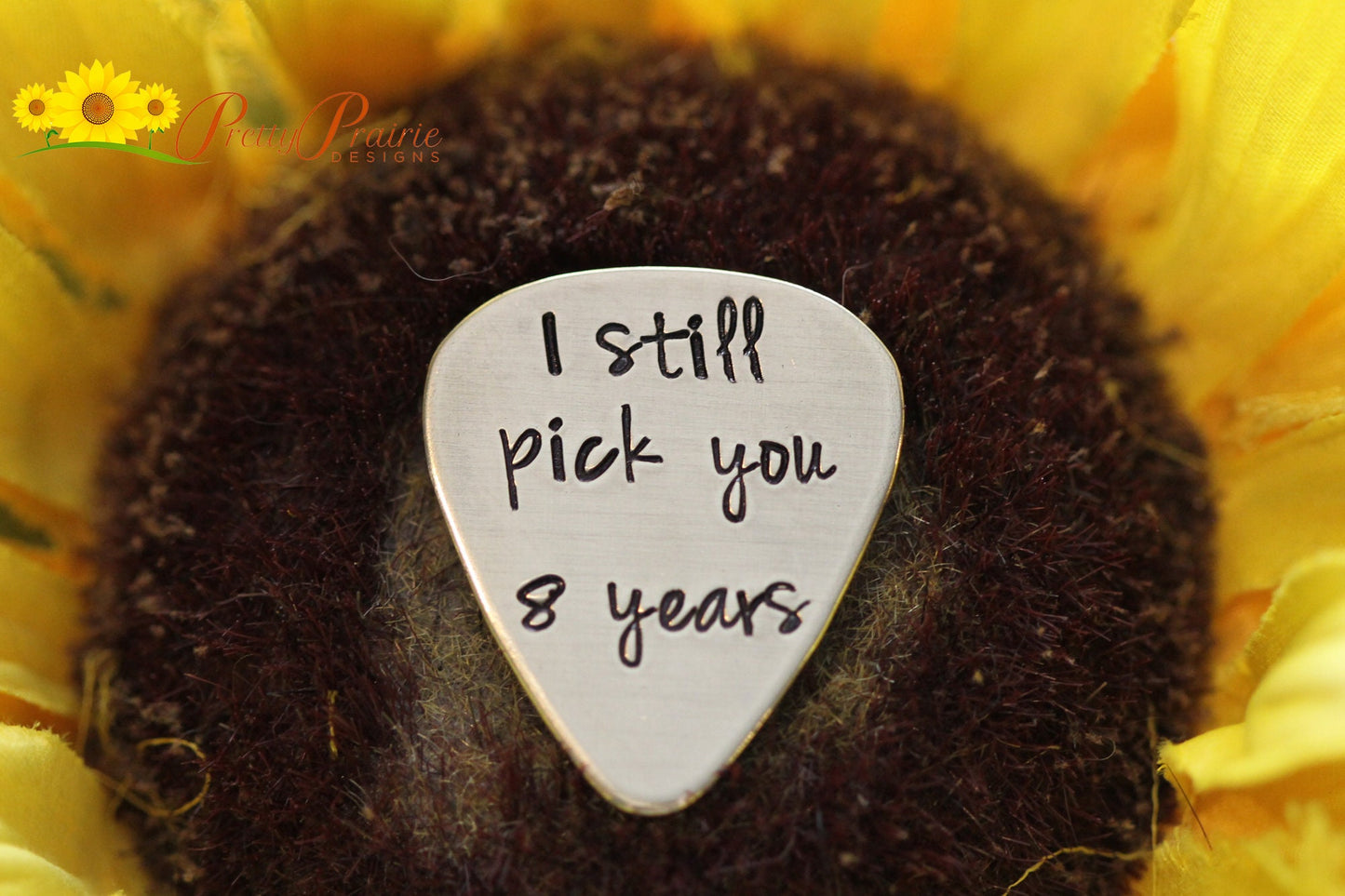 I Still Pick You Guitar Pick, Hand Stamped Pick, Engraved Guitar Accessory, Anniversary Guitar Pick, Gift for a Musician, Music Lover Gift