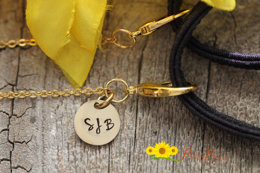 Gold Stainless Face Mask Lanyard, Personalized Lanyard, Custom Lanyard, Lightweight Mask Holder, Lobster Clasps, Initial Face Mask Chain