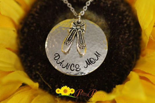 Dance Mom Necklace, Ballerina Necklace, Dance Teacher Gift, Dance Keychain, Ballet Jewelry, Dance Jewelry, Gift for Dance Dad, Ballet Shoes