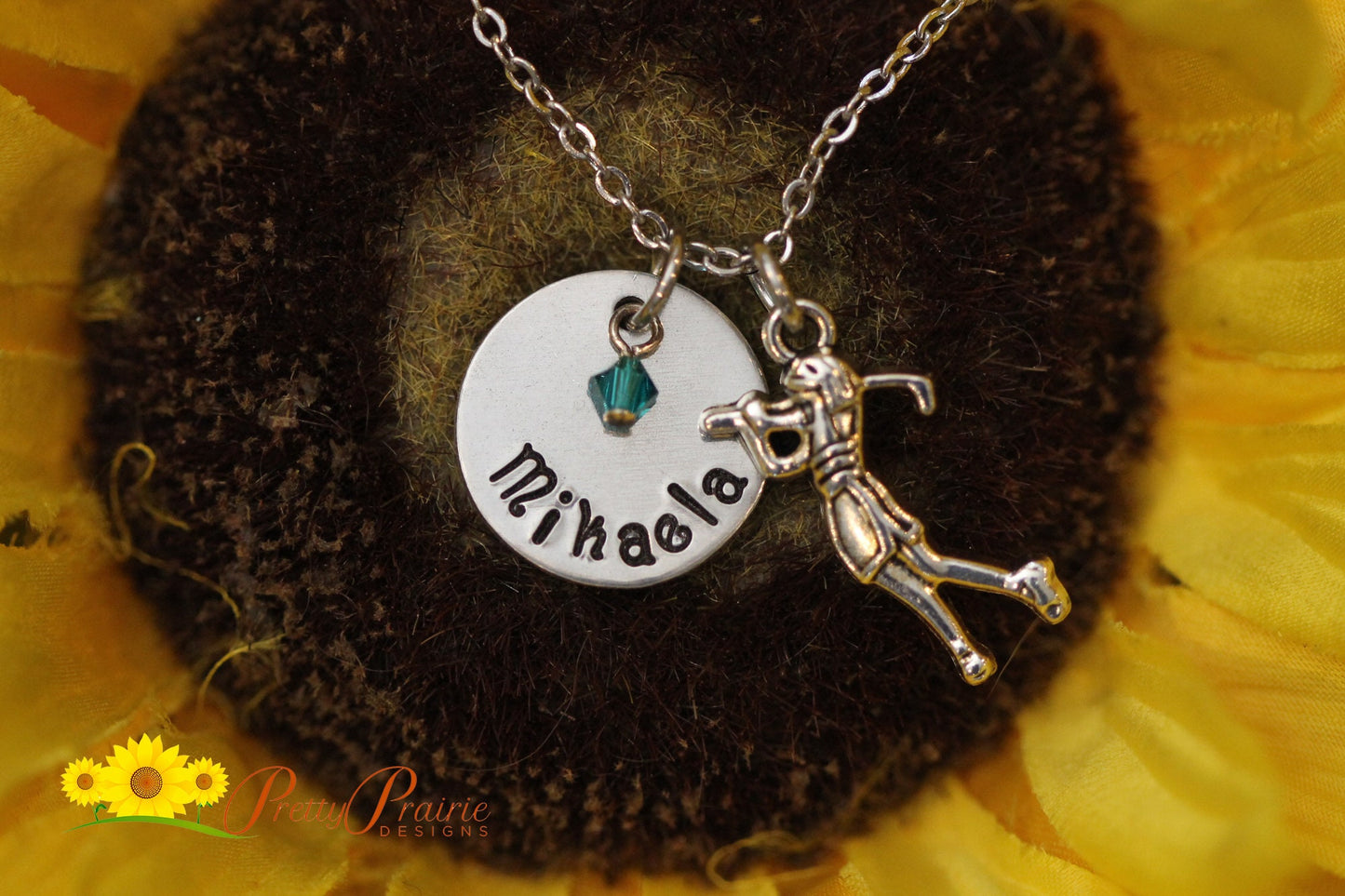 Personalized Golf Necklace, Golf Keychain, Golf Jewelry, Golf Team Gift, Golf Lover Necklace, Gift for a Golfer, Golf Mom Necklace, Golf Dad