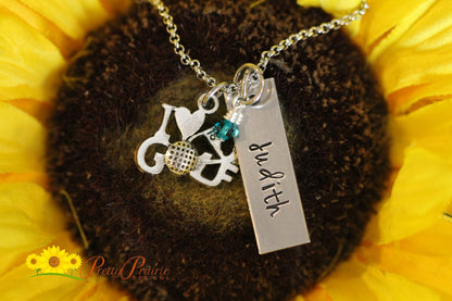 I Love Golf Necklace, Golf Keychain, Personalized Golf Jewelry,  Golfer Gift, Golf Bag Tag, Golf Team Gift, High School Golfer Present