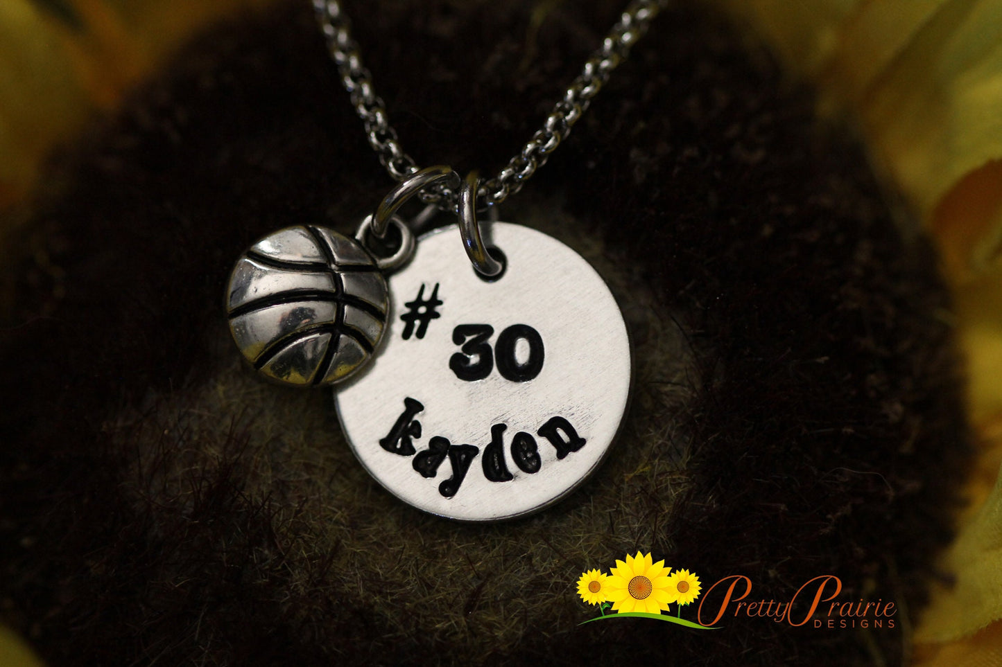 Personalized Basketball Necklace, Girlfriend Gift, Basketball Jewelry, Name and Jersey Number, Player Present, Basketball Keychain, Dad Gift