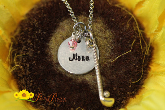 Personalized Golf Necklace, Female Golfer Jewelry, Golf Jewelry, Sports Jewelry, Golf Keychain, Golf Bag Tag, Gift for Golfer, Golf Mom