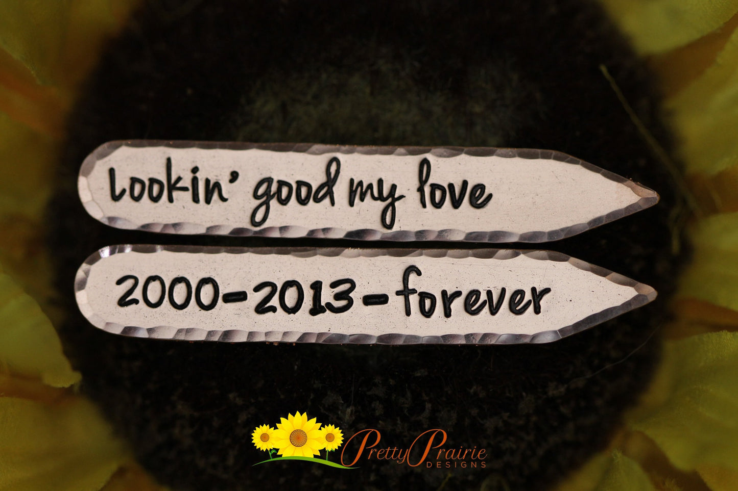 Lookin' Good Collar Stays, Personalized Shirt Stays, Hand Stamped Gift, Men's Anniversary Gift, Custom Gift for Him, Valentine Gift for Man