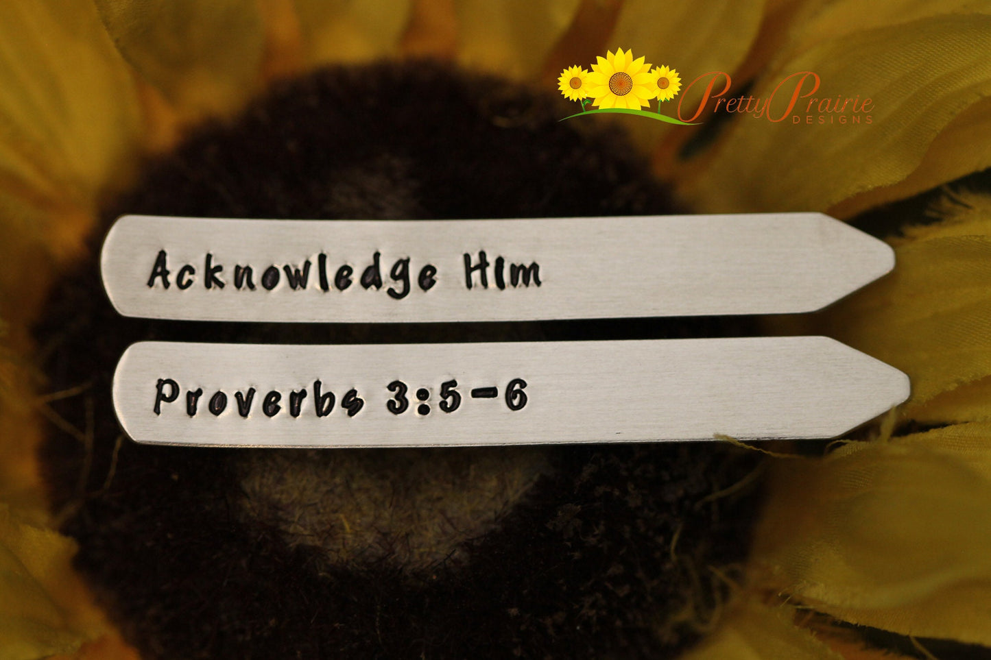 Acknowledge Him Collar Stays, Hand Stamped Collar Stiffeners, Bible Verse Gift, Religious Gift for Man, Godfather Gift, Wedding Gift for Him