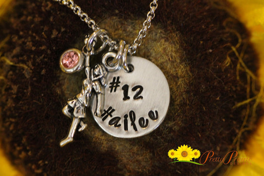 Personalized Softball Player Necklace, Women's Softball Team, Girl's Softball Jewelry, Softball Keychain, Softball Mom Gift, Softball Coach