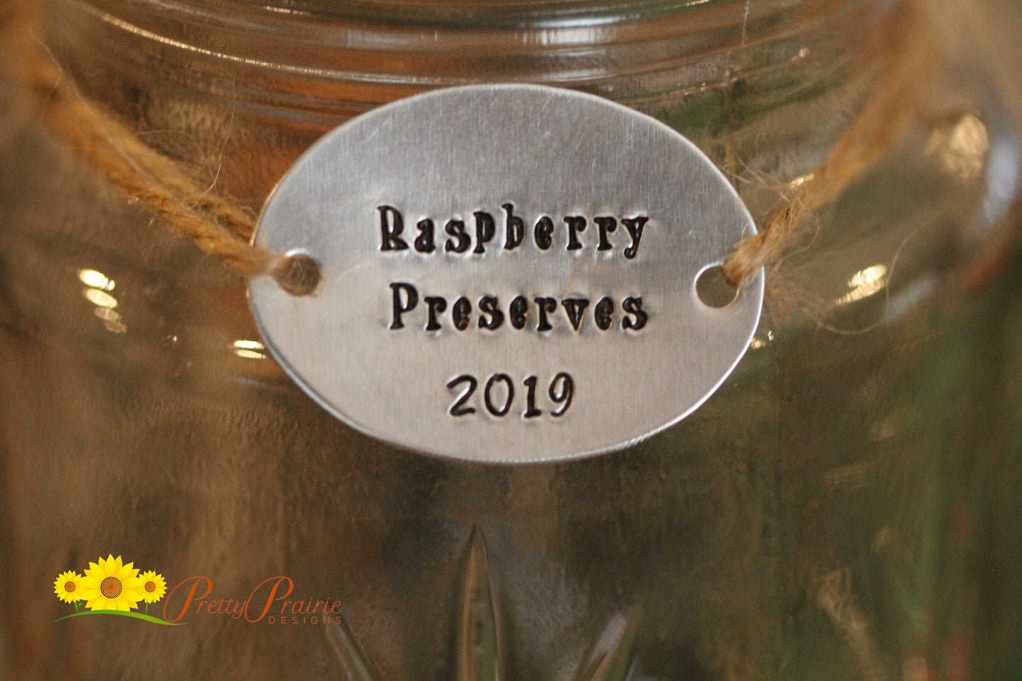 Custom Jar Tags, Canning Label, Jar Label, Coffee Can Label, Dog Treats, Gardener Gift, Hand Stamped, Metal Tags, Silver, Gold, Copper Label