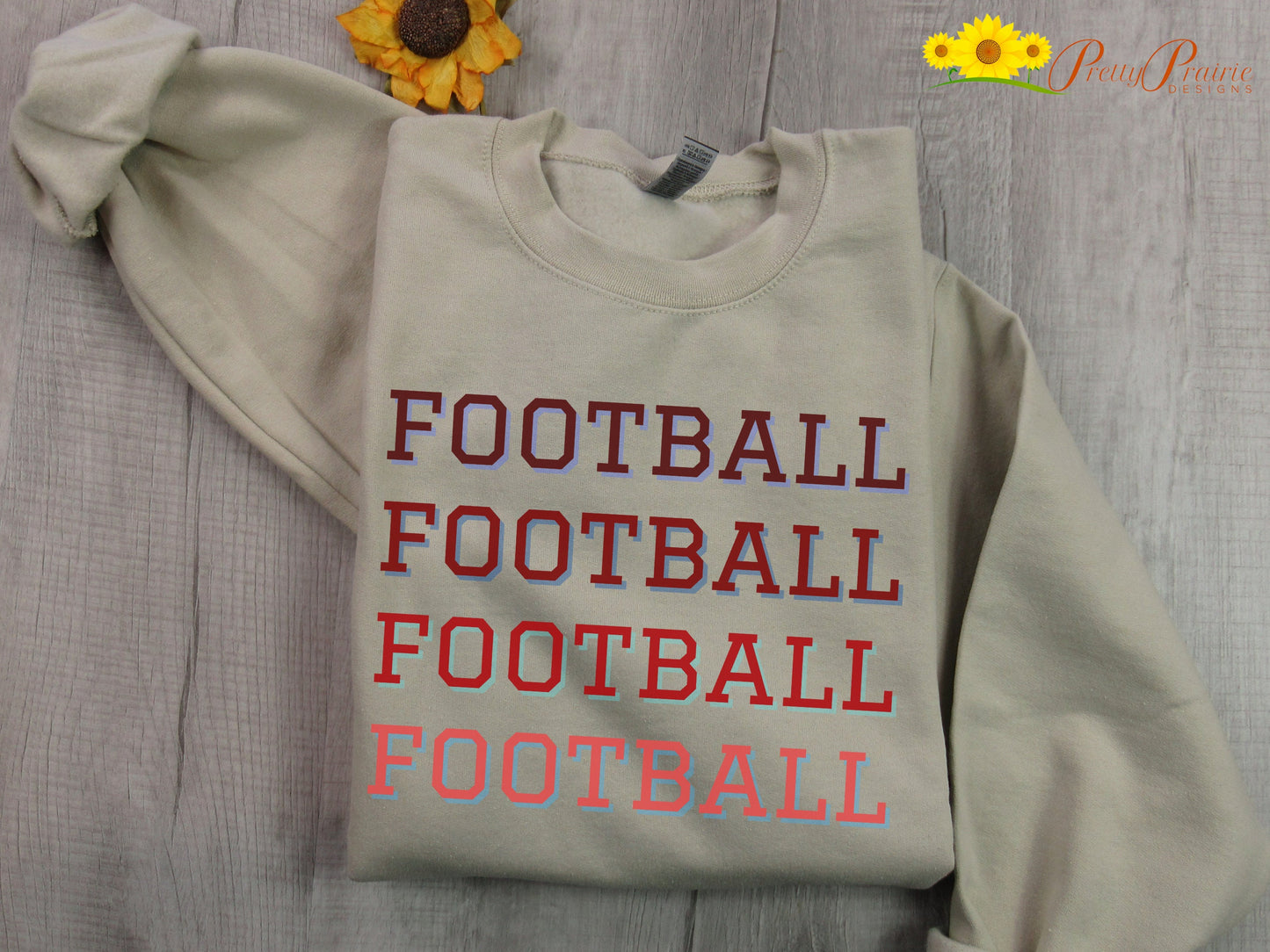 Football Sweatshirt, Football Mom Crewneck, Football Fan Pullover, Football Lover Gift, Football Gift for Him, Football Dad Sweatshirt