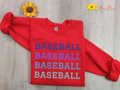 Baseball Sweatshirt, Baseball Mom Shirt, Baseball Shirt for Women, Baseball Sweater, Baseball Dad Sweatshirt, Baseball Gift, Baseball Fan