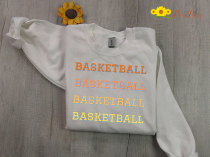 Basketball Sweatshirt, Basketball Mom, Basketball Dad, Basketball Love, Gift For Basketball Player, Sport Hoodie, High School Basketball