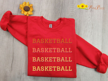 Basketball Sweatshirt, Basketball Mom, Basketball Dad, Basketball Love, Gift For Basketball Player, Sport Hoodie, High School Basketball