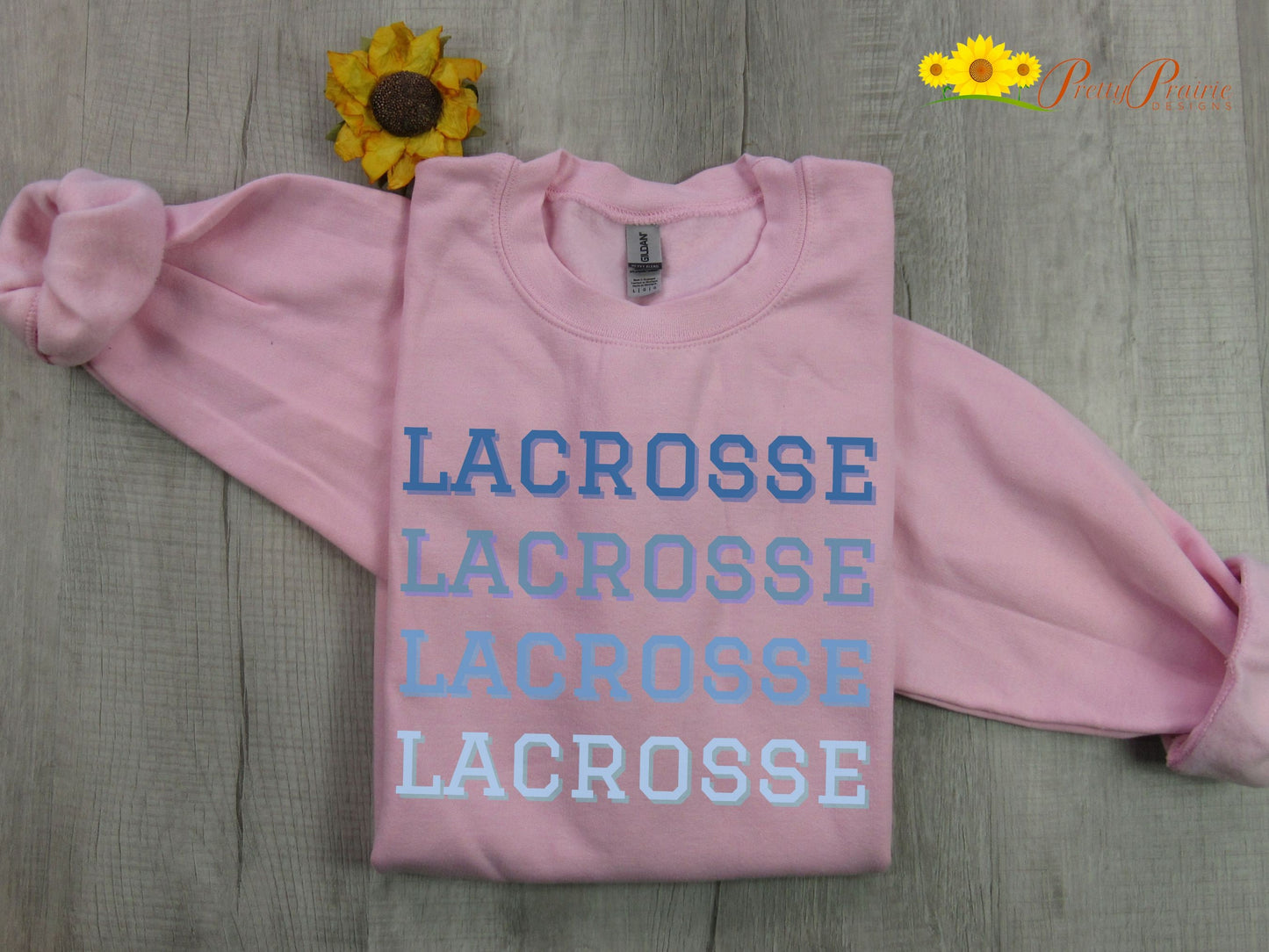 Lacrosse Sweatshirt, High School Lacrosse, Lacrosse Team Gift, Lacrosse Mom Sweater, Lacrosse Dad Shirt, Lacrosse Player Gift, Love Lacrosse