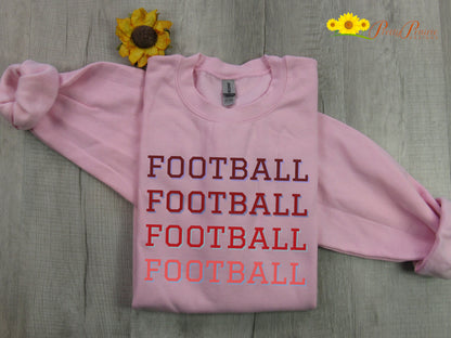 Football Sweatshirt, Football Mom Crewneck, Football Fan Pullover, Football Lover Gift, Football Gift for Him, Football Dad Sweatshirt