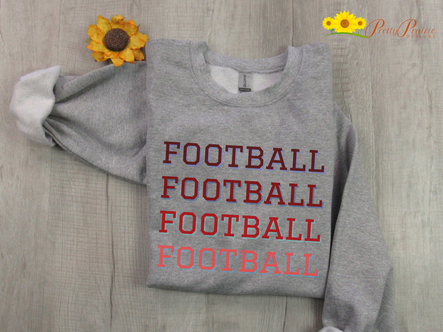 Football Sweatshirt, Football Mom Crewneck, Football Fan Pullover, Football Lover Gift, Football Gift for Him, Football Dad Sweatshirt