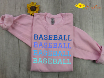 Baseball Sweatshirt, Baseball Mom Shirt, Baseball Shirt for Women, Baseball Sweater, Baseball Dad Sweatshirt, Baseball Gift, Baseball Fan