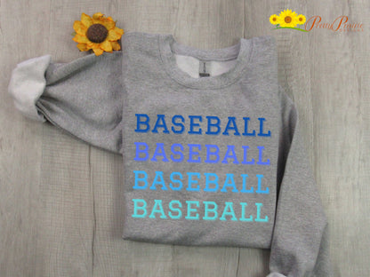 Baseball Sweatshirt, Baseball Mom Shirt, Baseball Shirt for Women, Baseball Sweater, Baseball Dad Sweatshirt, Baseball Gift, Baseball Fan