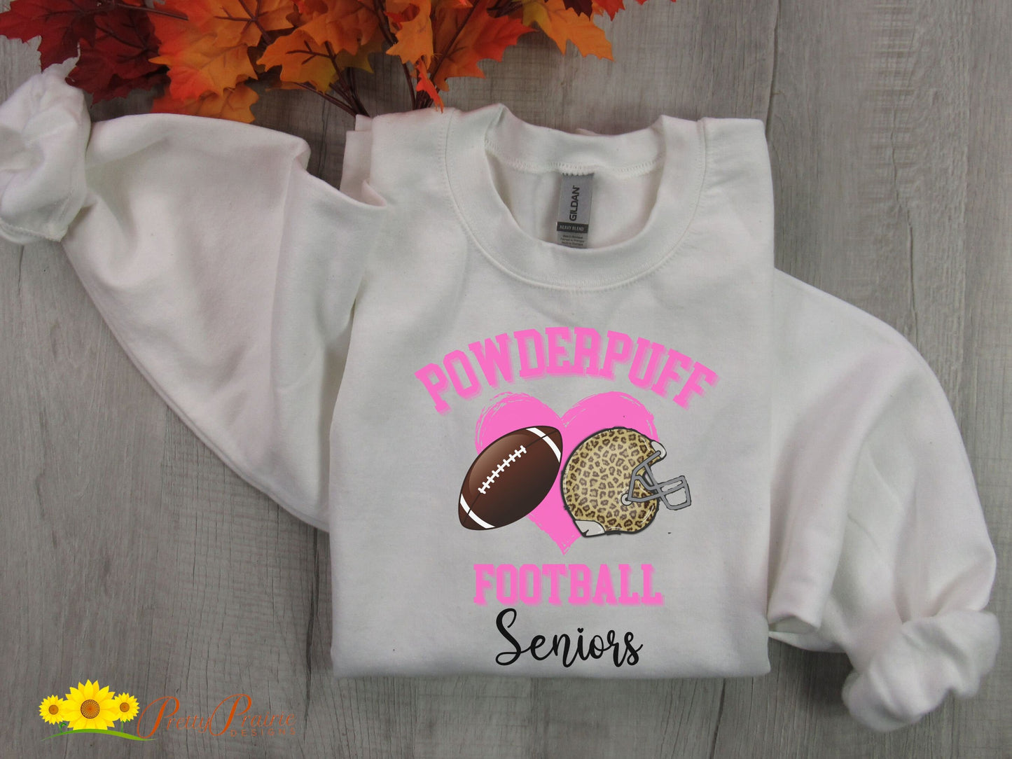 Powderpuff Seniors Sweatshirt, Powderpuff Football Gift, Gift for Teen Girl, HS Football Shirt, Senior Girl Sweatshirt, Girls Flag Football