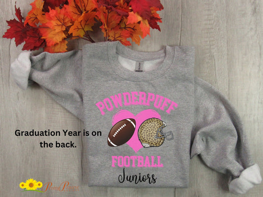 Powderpuff Juniors Sweatshirt, High School Girls Football, Flag Football Shirt, Class of 2025, Teen Girl Gift, Football Sweatshirt for Her