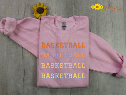 Basketball Sweatshirt, Basketball Mom, Basketball Dad, Basketball Love, Gift For Basketball Player, Sport Hoodie, High School Basketball