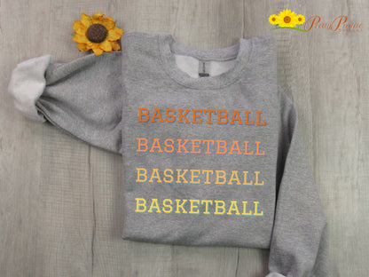 Basketball Sweatshirt, Basketball Mom, Basketball Dad, Basketball Love, Gift For Basketball Player, Sport Hoodie, High School Basketball