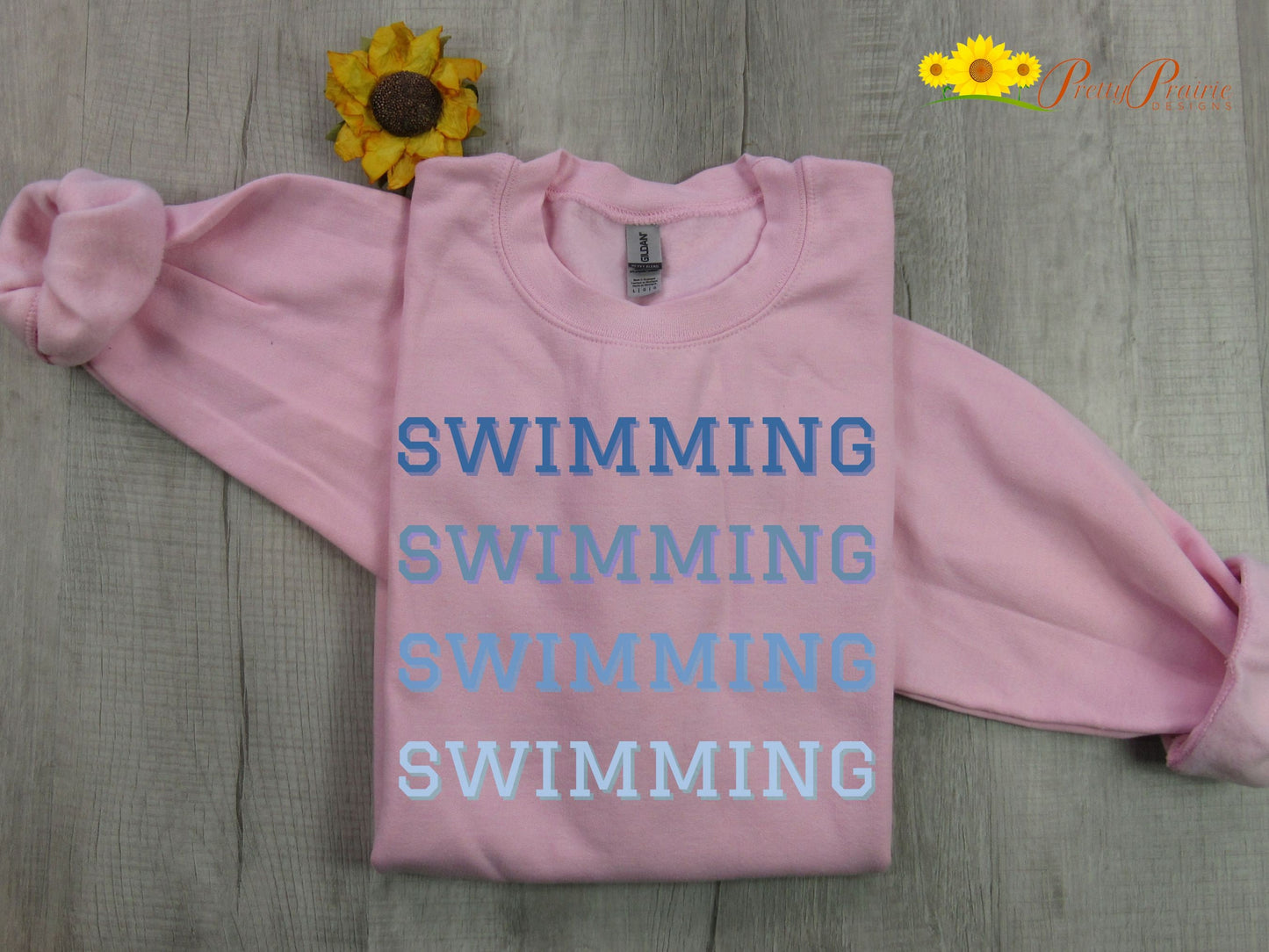 Swimming Sweatshirt, Swimmer Gift, High School Swim Team, Gift for a Swimmer, Swim Dad, Love to Swim, Swim Coach Gift, Swimmer Woman