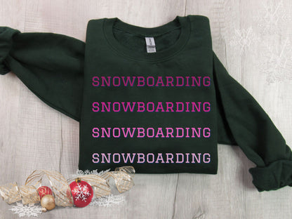 Snowboarding Sweatshirt, Snowboard Sweatshirt, Snowboard Gift, Snowboarding Sweater, Gift For Snowboarder, Shirt for Snowboarders