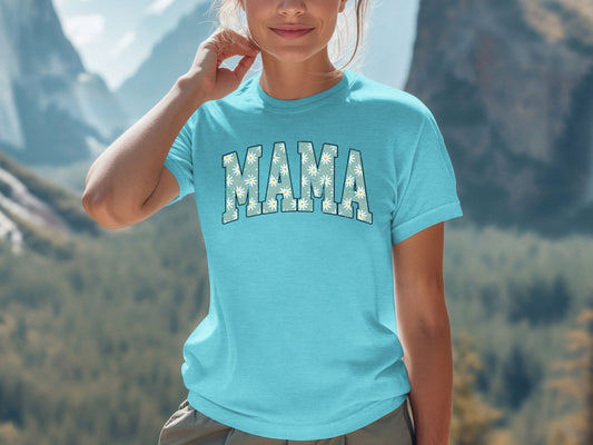 Mama Daisy T-Shirt, Mother's Day T-Shirt, Gift for Mother's Day, Mama Flower Shirt, Gardner Mom Shirt, Daisy Lover Gift, Daisy Mama Shirt
